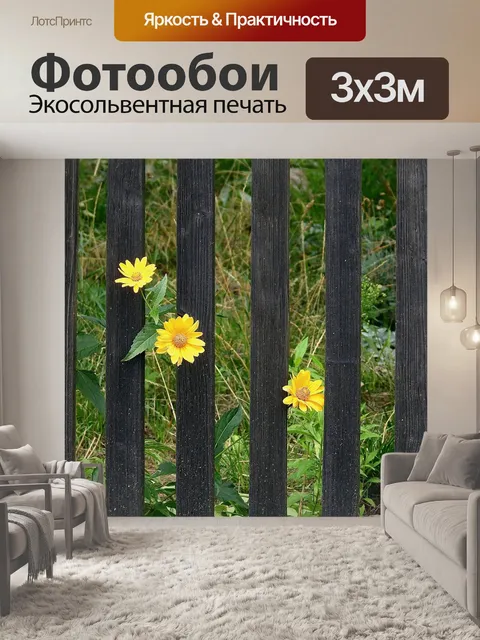 Фотообои Забор
