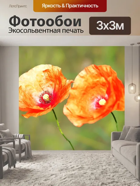 Фотообои Мак