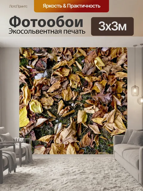 Фотообои Осенние листья фон