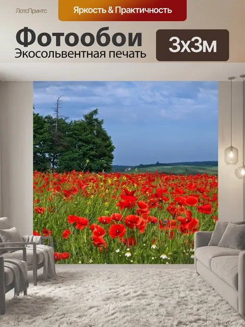 Фотообои Маки