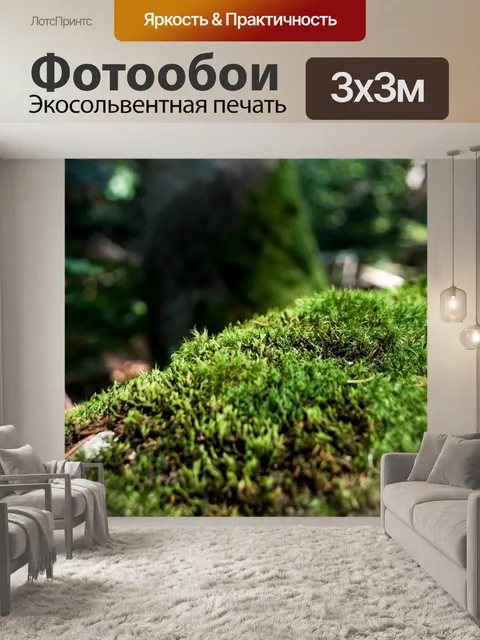 Фотообои Мох