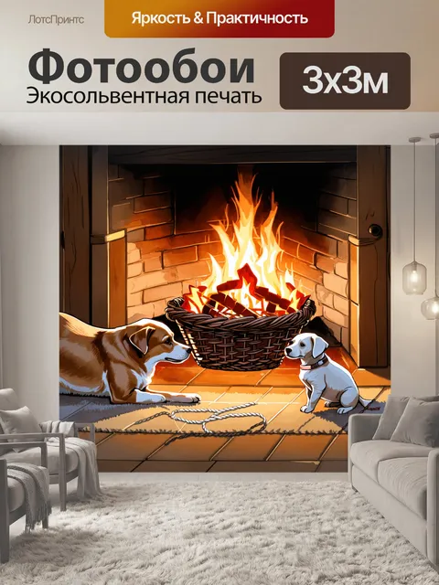 Фотообои в уюной деревенской хижине