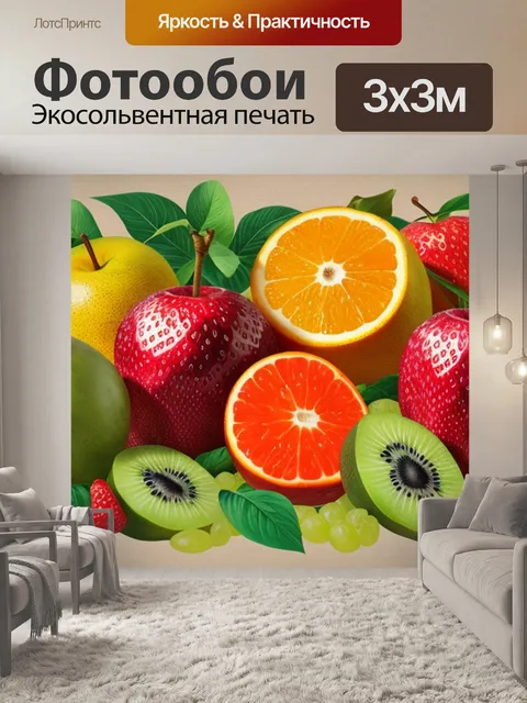 Фотообои с фруктами