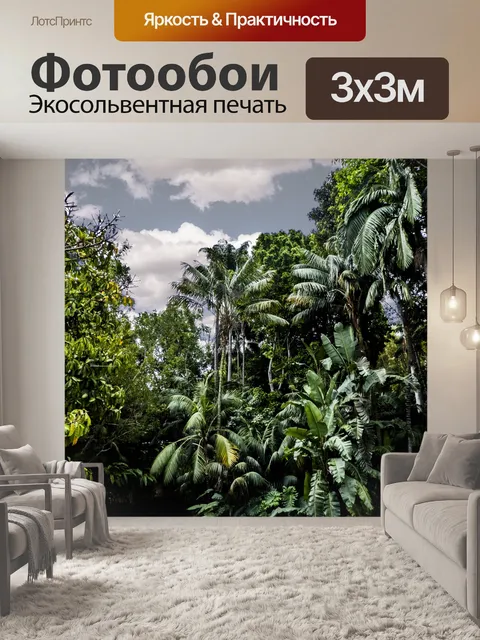 Фотообои История деревьев джунглей