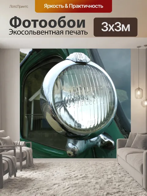 Фотообои Старинные двери автомобиля света