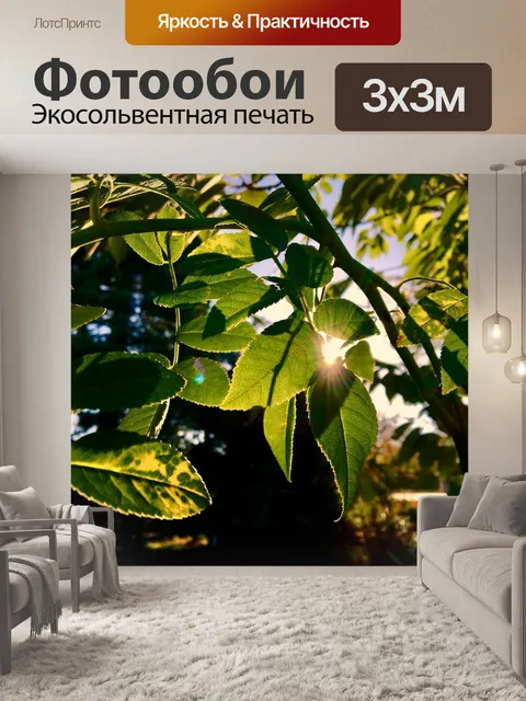 Фотообои Листья