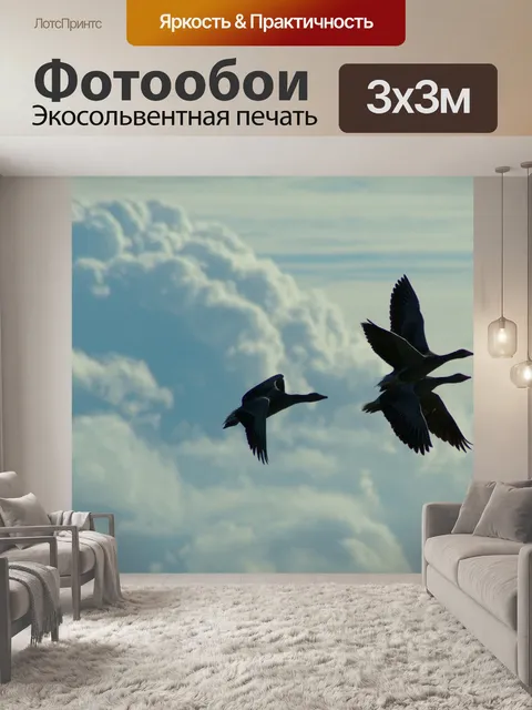 Фотообои Гуси
