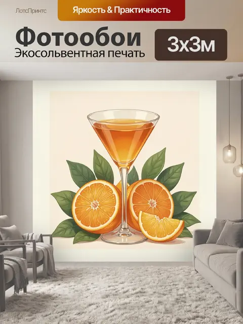 300 × 300 см · Экосольвентная печать