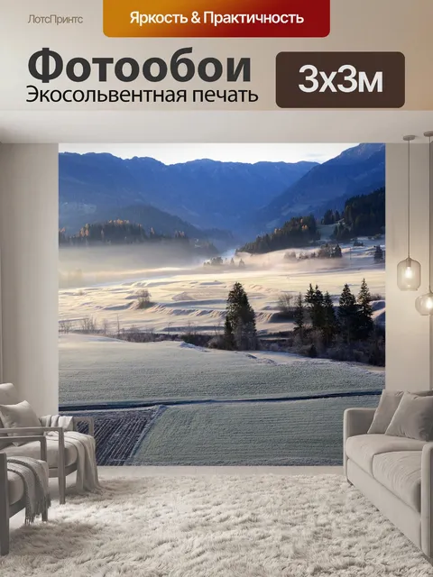 Фотообои Снег