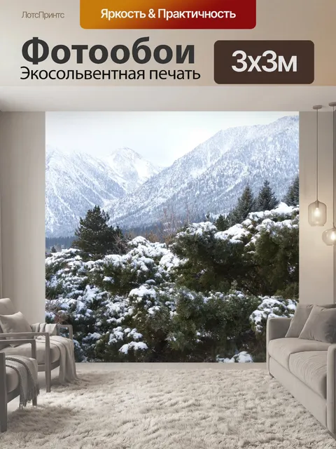 Фотообои Снег