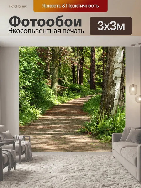 Фотообои Лесная тропа