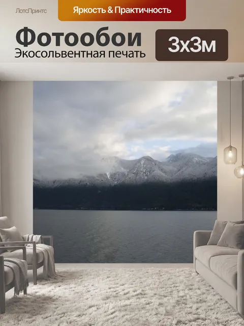 Фотообои Снеговая линия
