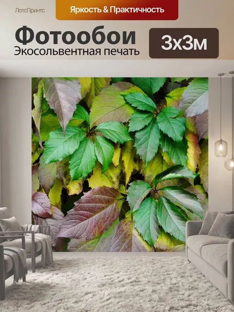 Фотообои Листья
