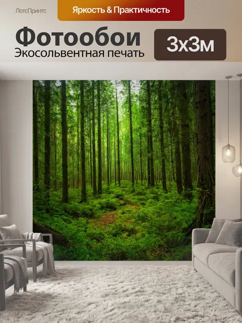 Фотообои эмоциональные леса, связь с дикой природой, оттенки зелёного, вдохновляющие виды