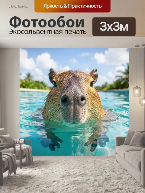 300 × 300 см · Экосольвентная печать