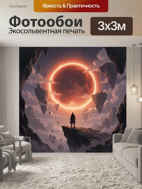 300 × 300 см · Экосольвентная печать