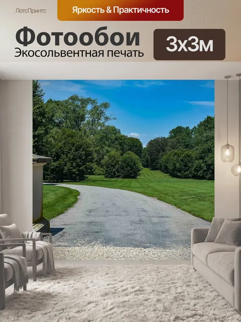 Фотообои Дорога недвижимость