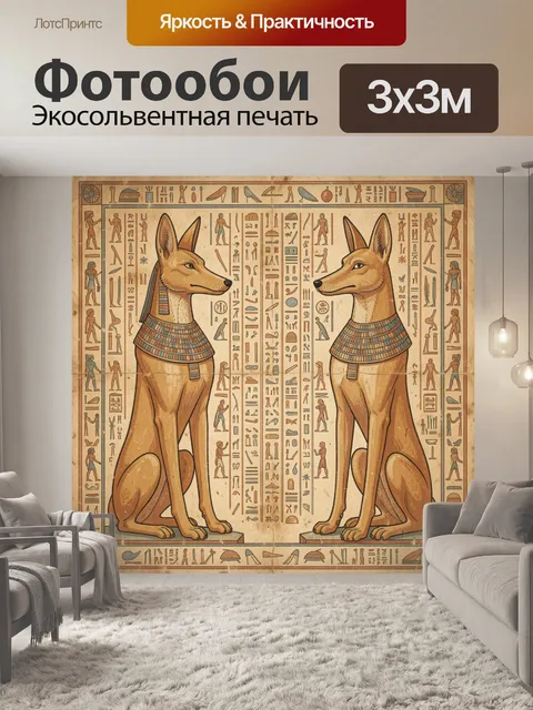 Фотообои Два египетских пса