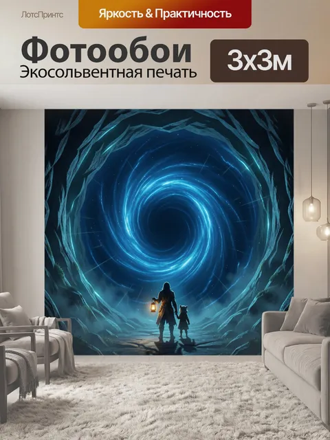 300 × 300 см · Экосольвентная печать