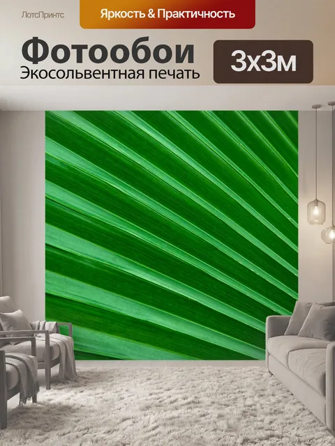 Фотообои Тропический лист фон