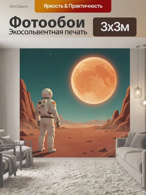 300 × 300 см · Экосольвентная печать