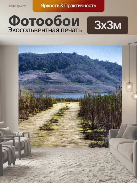 Фотообои Грязная дорога