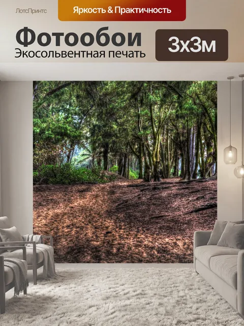 Фотообои Путь через деревья
