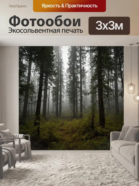 фотообои лес в стиле эд рушей