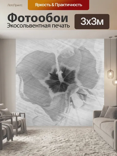 Фотообои Наброшенный тюльпан