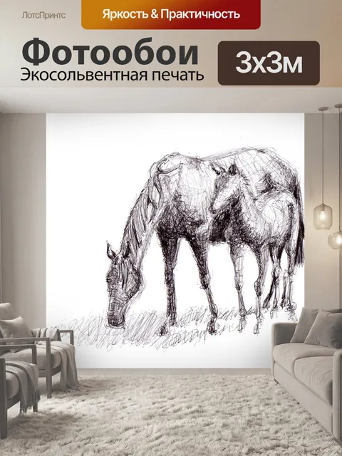 Фотообои Лошадь