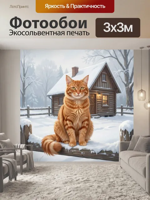 300 × 300 см · Экосольвентная печать