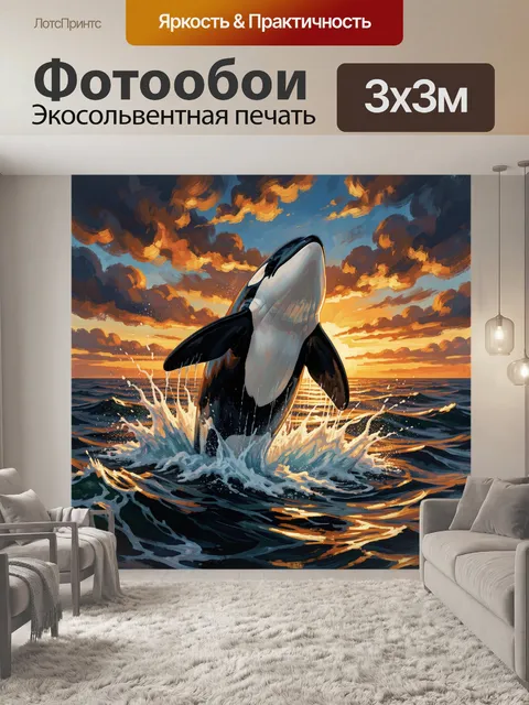 300 × 300 см · Экосольвентная печать