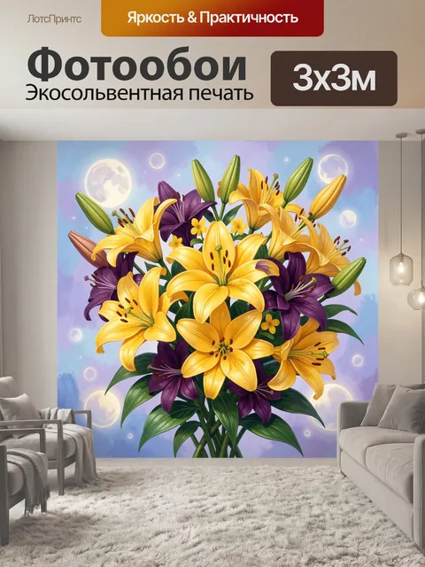 300 × 300 см · Экосольвентная печать