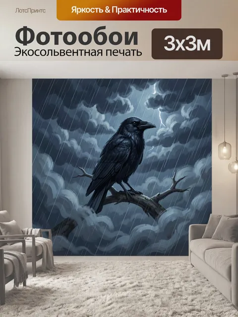 300 × 300 см · Экосольвентная печать