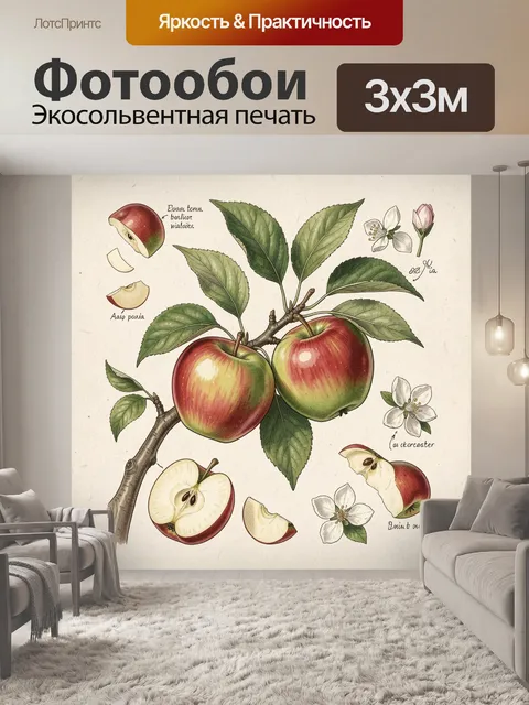 300 × 300 см · Экосольвентная печать