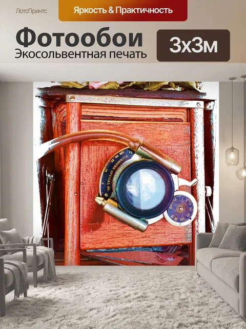 Фотообои Винтажная камера