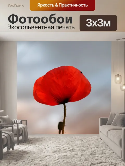 Фотообои Мак