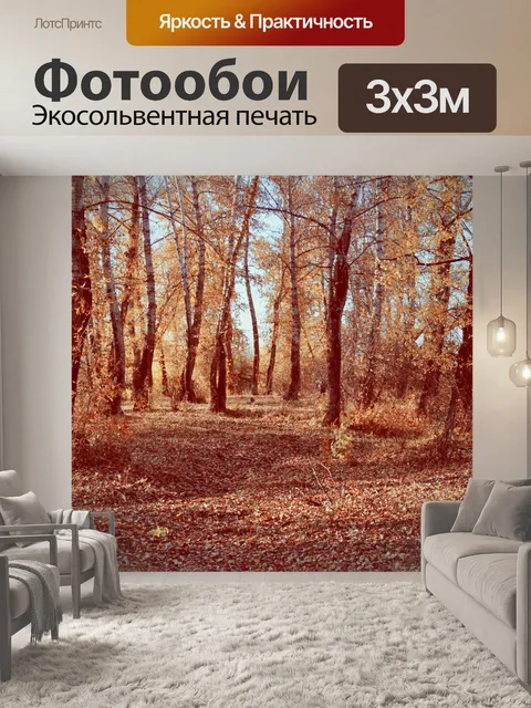 Фотообои Лесной осенью