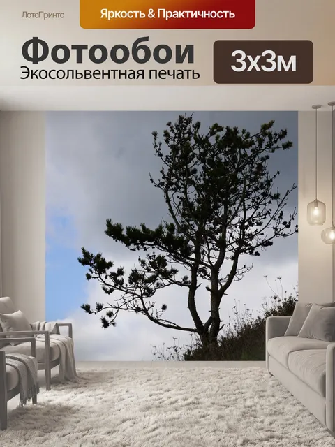 Фотообои Дерево на холме