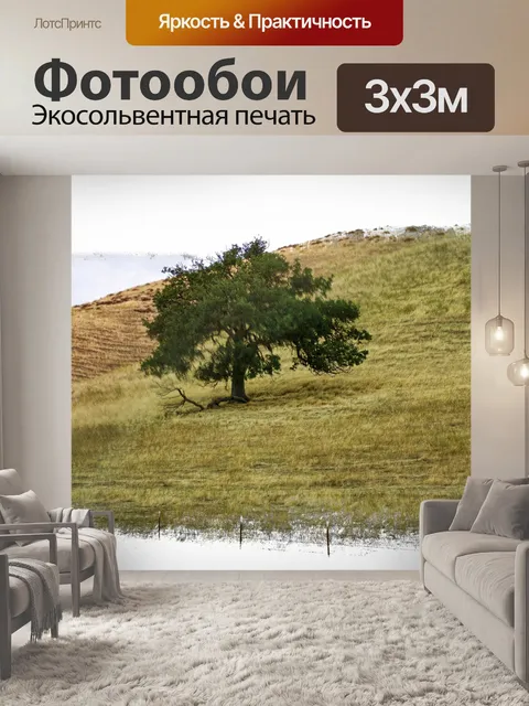 Фотообои Дерево на холме