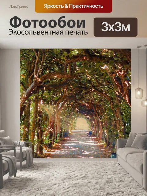 Фотообои Дерево аллея