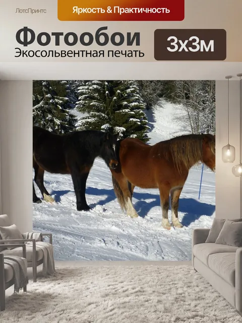 Фотообои Снег