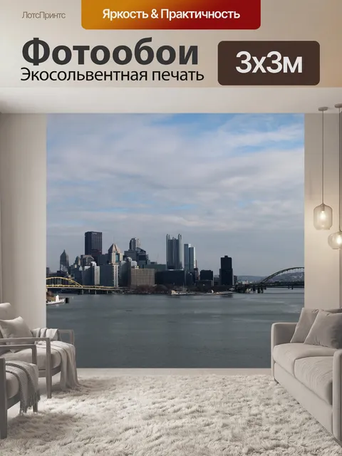 Фотообои Питтсбург Skyline - 01
