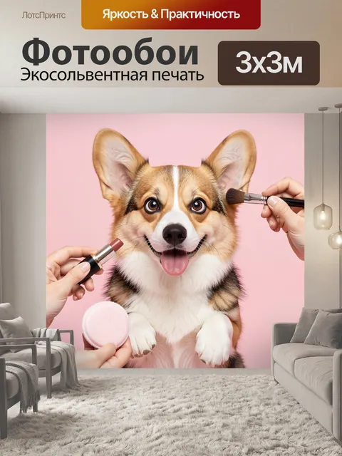 300 × 300 см · Экосольвентная печать