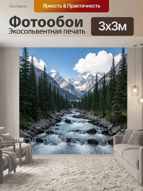 300 × 300 см · Экосольвентная печать