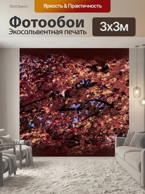 Фотообои Осенний лист фона