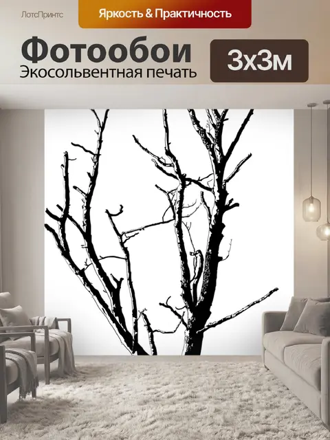 Фотообои Черное и белое