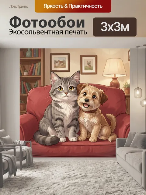 300 × 300 см · Экосольвентная печать