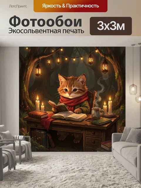 300 × 300 см · Экосольвентная печать