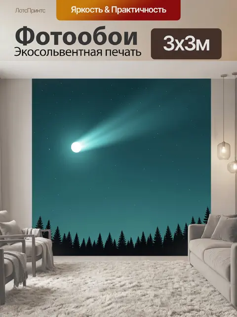 300 × 300 см · Экосольвентная печать